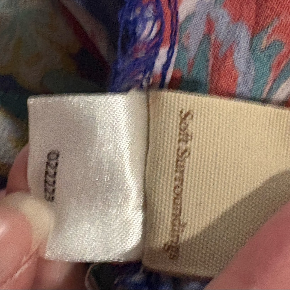 Soft Surroundings hermosa Blouse size 1x embroidered quirky artsy vibrant - Picture 11 of 11